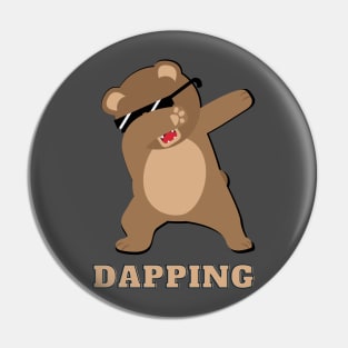 Dapping Bear Pin