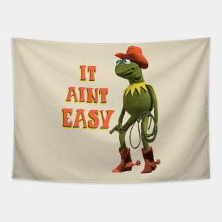 IT AINT EASY - Coybow Kermit Tapestry