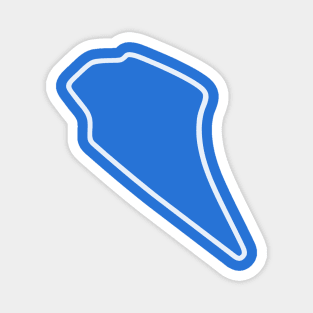 Knockhill Racing Circuit [outline] Magnet