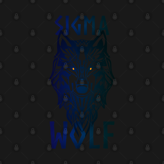 Sigma wolf - Lone Wolf - T-Shirt | TeePublic