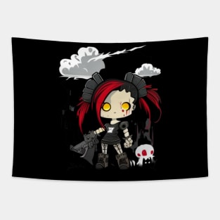 Gothic Girl Tapestry