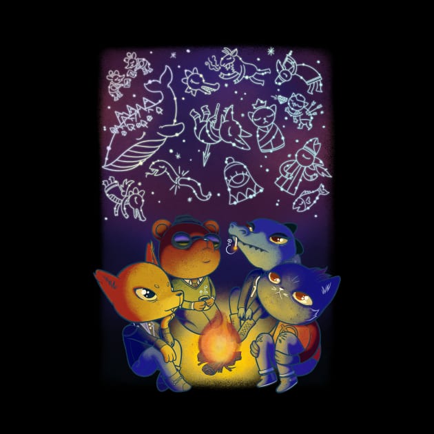 Night in the Woods Constellations by Maxx Slow