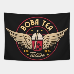 Boba Tattoo Tapestry