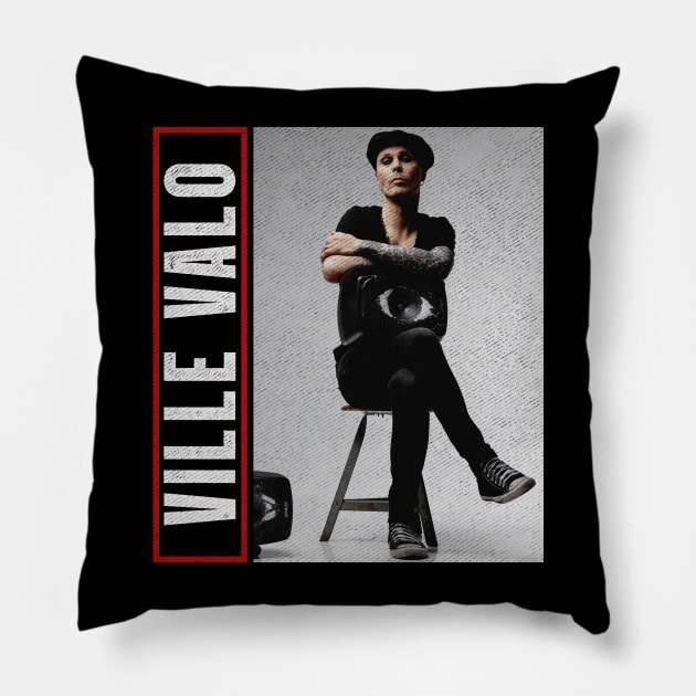 Ville Valo // Vintage Pillow by Sal.Priadi