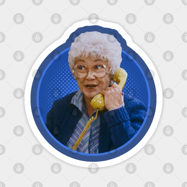 Estelle Getty On Phone Magnet by sepatubau77