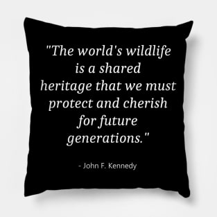 World Wildlife Day Pillow