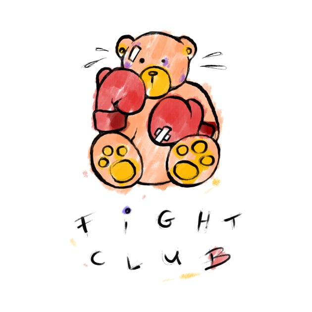 Max The Teddy Bear Fight Club by Ewen Gur