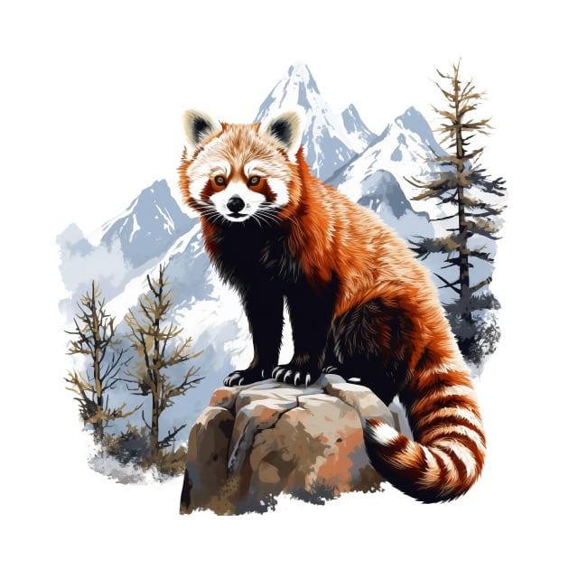 Red Panda In Nature by zooleisurelife