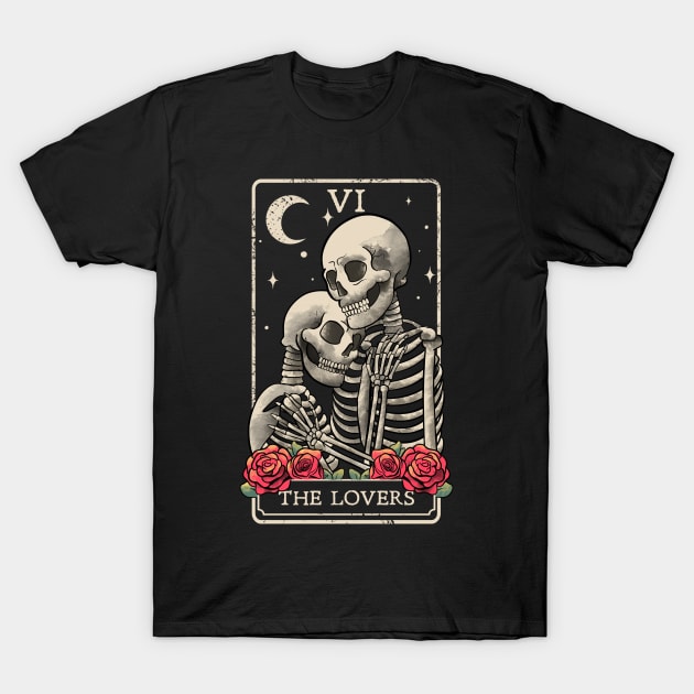 The Lovers Tarot Card Occult Goth Shirt The Lovers Tarot Card Occult Goth Shirt