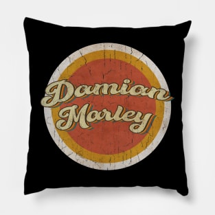 circle vintage Damian Marley Pillow