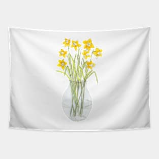 Vase with Daffodils Tapestry