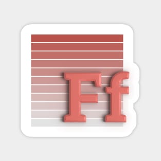 F - letter Magnet