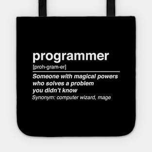 Programmer definition Tote