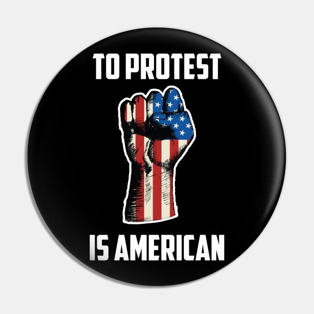 protest pin