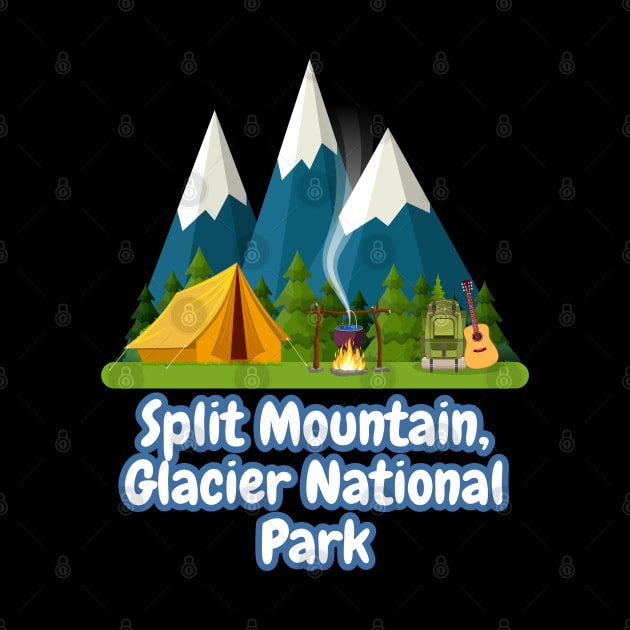 Split Mountain, Glacier National Park by Canada Cities