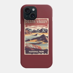 Death Valley National Park Vintage Travel  Poster Phone Case