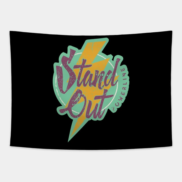 STAND OUT Lighting Bolt Tapestry by western.dudeooles