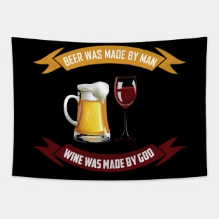 Beer and wine Tapestry