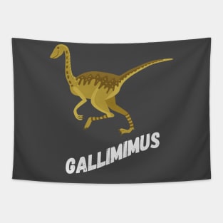 Fun Gallimimus Dinosaur Design Tapestry