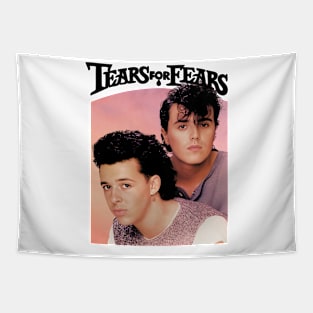 Vintage 80s Tears For Fears Tapestry