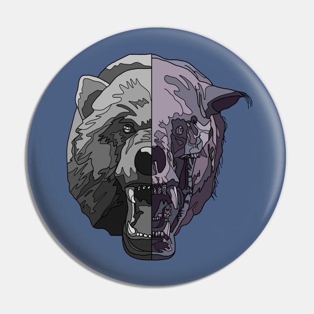 Mutated Bear (without title) Pin by SpareFilm