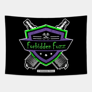 Forbidden Fuzz Shield Tapestry