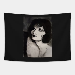 Hollywood Glam -Portrait of a 1920's Woman Tapestry