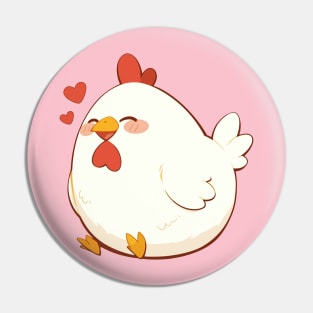 Cute Chicken Love Pin