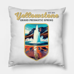 USA - NATIONAL PARK - YELLOWSTONE Grand Prismatic Spring - 2 Pillow