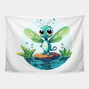 Flying baby Lizard Tapestry