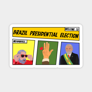 Brazil Presidential Election Magnet