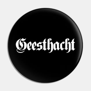 Geesthacht written with gothic font Pin
