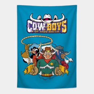 Cowboys of moo mesa Tapestry