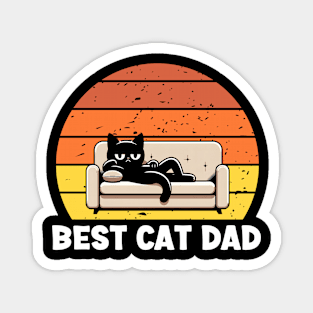 Best Cat Dad Magnet