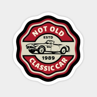 not old classic car Magnet