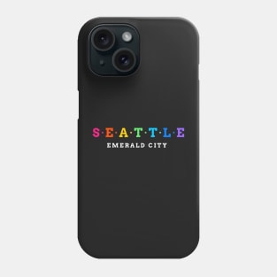 Seattle. Emerald City. Phone Case