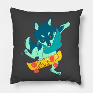 Skater Shiba Pillow