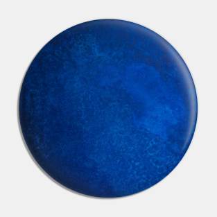 Deep Blue Abstract Painting Pin