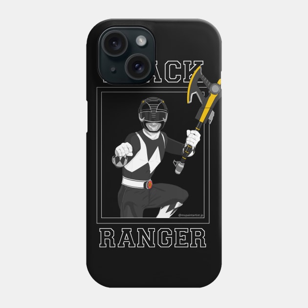 Zack Black Ranger Phone Case by Zapt Art