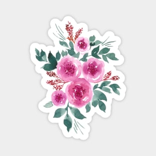 Pink peonies Magnet