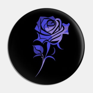 Minimalist Violet Rose Pin