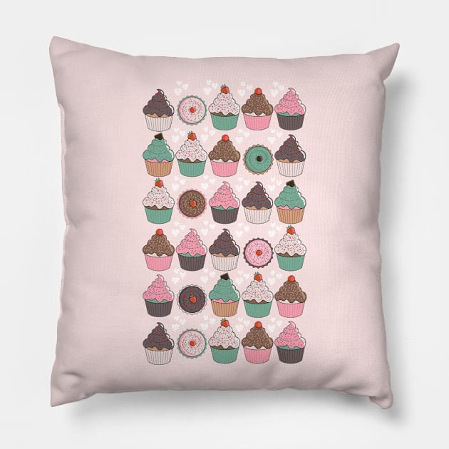 Cupcakes! Pillow by emanuelacarratoni