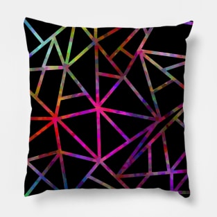 WEBBED Geometric Abstract Design Pillow