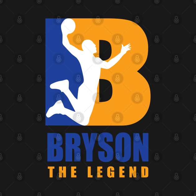 Bryson Custom Player Basketball Your Name The Legend by Baseball Your Name