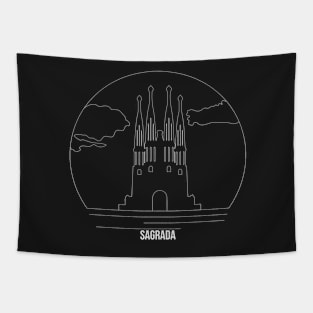 Sagrada Minimalist Line Art - Board Game Inspired Graphic - Tabletop Gaming  - BGG Tapestry