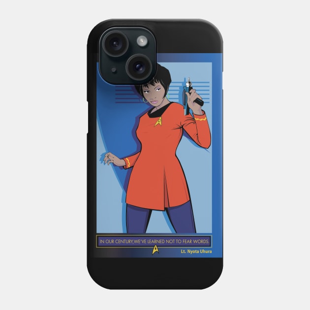 Uhura Phone Case by Pop Art Saints