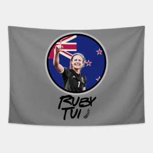 Ruby Tui, New Zealand Rugby icon, kiwi Legend Tapestry