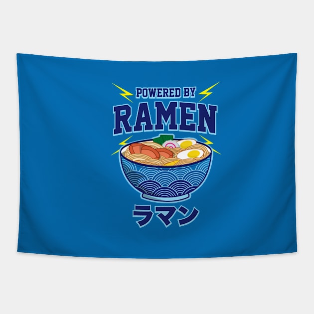 Powered by Ramen Noodles Tapestry by Hixon House