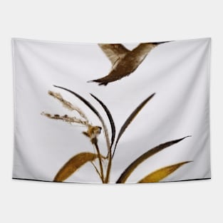 Abstract Bird Tapestry