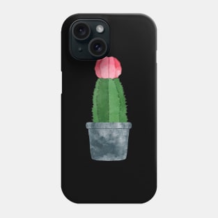 cactus watercolor painting Phone Case